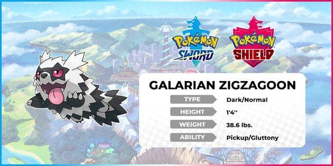 Pokémon Sword and Shield Galarian Pokémon Form list, including Galarian  Weezing, Galarian Zigzagoon and other Galar Pokémon