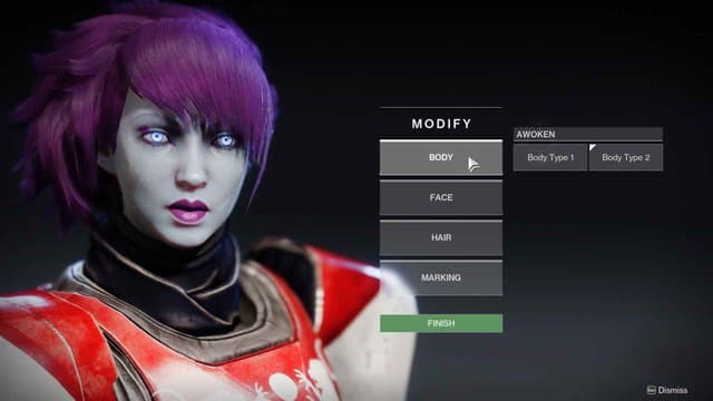 Destiny 2, character appearance
