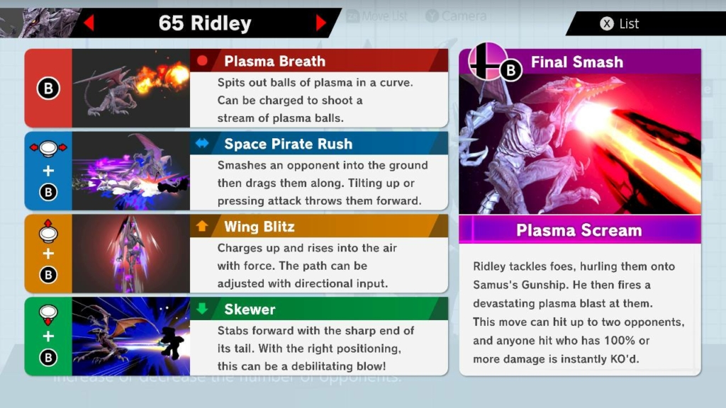 Smash Ultimate Ridley Guide - Moves, Outfits, Strengths, Weaknesses