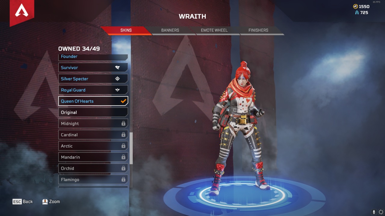 Apex Legends New Wraith Skin